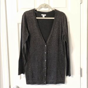 {Old Navy} Black and Gold V Neck Cardi